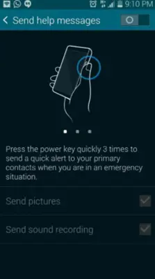 Samsung Emergency Launcher android App screenshot 1